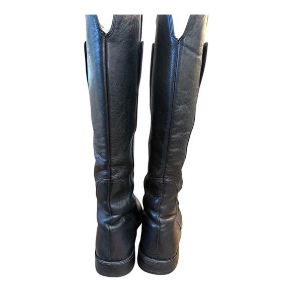 Frye Paige Knee High Riding Boot Black Leather Women size 8.5 B - Picture 7 of 12